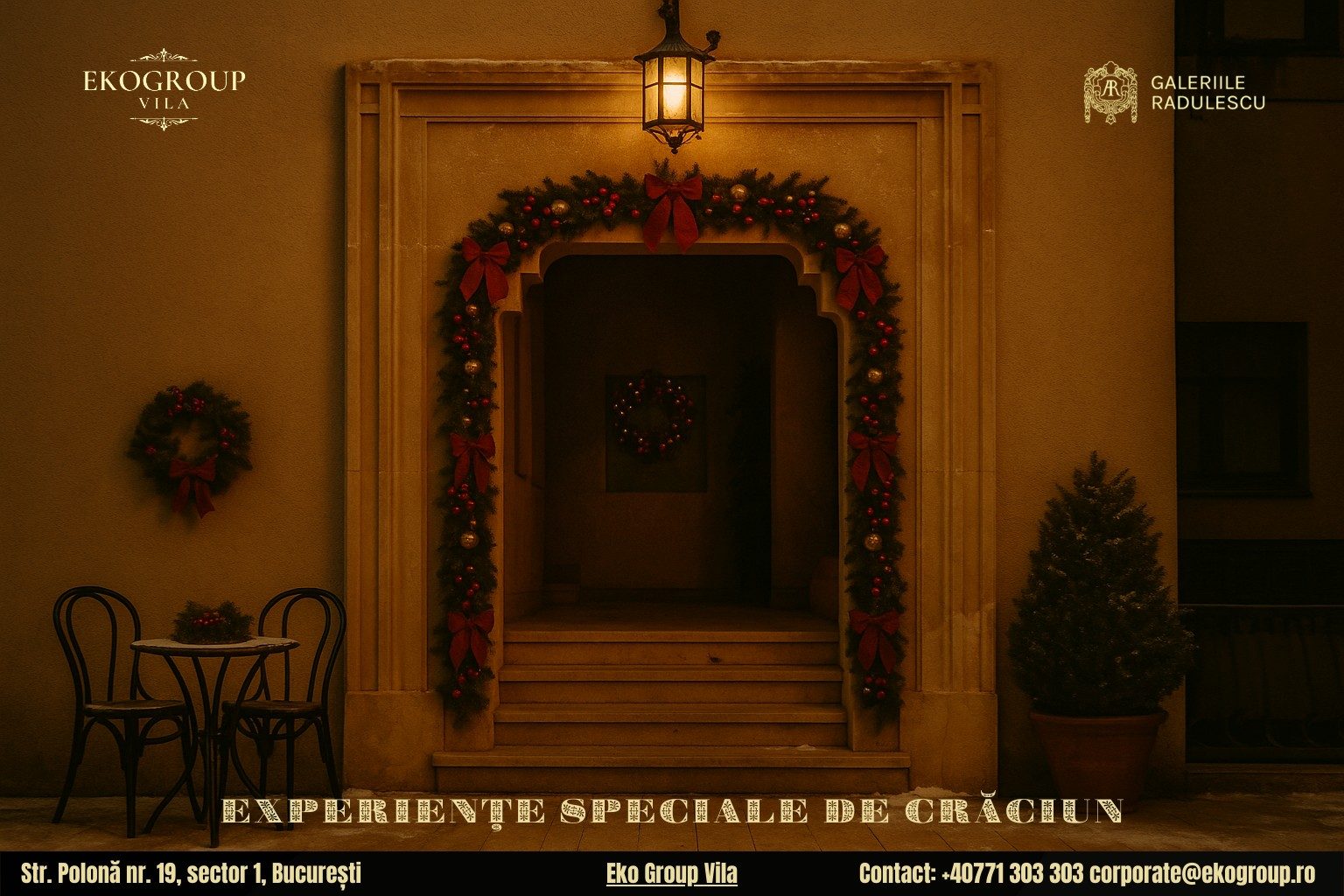 Activități de Crăciun inspirate din epoca interbelică: o experiență unică la Eko Group Vila