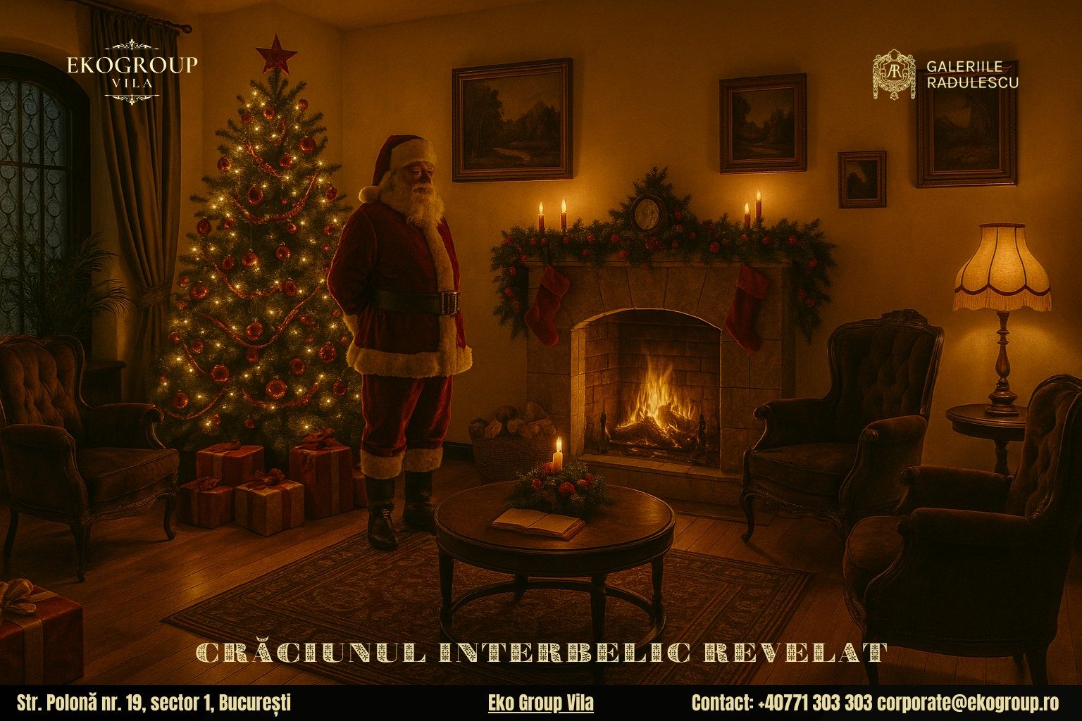 Legenda lui Moș Crăciun în universul Eko Group Vila: O reverie în atmosfera Crăciunului anilor ’30