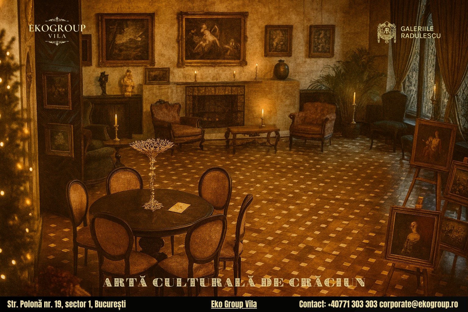 Povestea Crăciunului redescoperită: magia Crăciunului anilor ’30 la Eko Group Vila